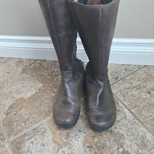 Keen Tall Brown Leather Boots